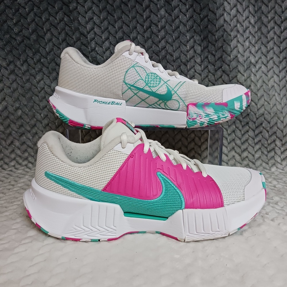 Nike Zoom Challenge White Alchemy Pink Retro Womens Pickleball Shoes Size 8.5